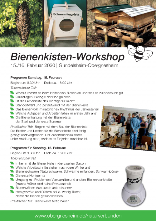 Bienenkisten-Workshop 2020